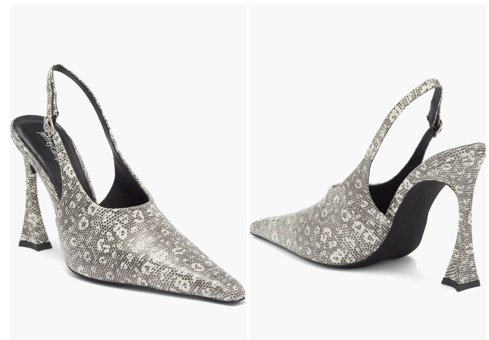 NWOB Jeffrey Campbell Creativity Slingback Pump Vintage Inspired 90s Y2k 8